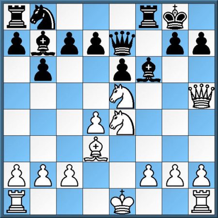 Weiß zieht und gewinnt.